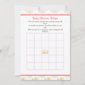 Invitation Baby shower d'agneau de printemps (Devant)