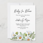 Invitation Baby Shower Daisy (Devant)