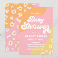 Baby shower Daisy Boho Hippy Vibes Baby shower