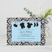 Invitation Baby shower Damas (Debout devant)