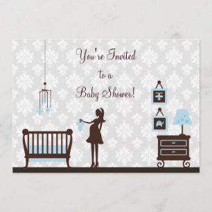 Invitation Baby shower Damas : Garçon :Invitation