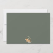 Invitation Baby shower d'amis de la forêt (Dos)