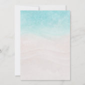 Invitation Baby shower d'ananas Hawaiian Luau Aloha (Dos)