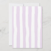 Invitation Baby shower d'animaux boisés modernes (Dos)