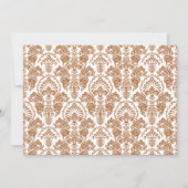 Invitation Baby shower d'animaux de bois doux d'hiver (Dos)