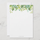 Invitation Baby shower d'animaux de bois par Mail Greenery Bo (Dos)