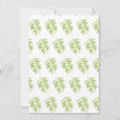 Invitation baby shower d'animaux safari bébé lion king (Dos)