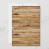 Invitation Baby shower d'anniversaire BBQ (Dos)