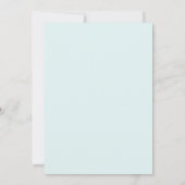 Invitation Baby shower d'aquarelle bleu mer (Dos)