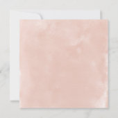 Invitation Baby shower d'aquarelle botanique bordeaux (Dos)