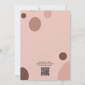 Invitation Baby shower d'aquarelle Cute Dinosaur (Dos)