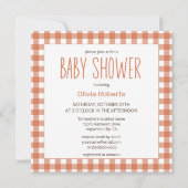 Invitation Baby shower d'aquarelle de cerf de bois (Dos)
