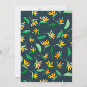 Invitation Baby shower d'aquarelle de parties scintillant tro (Dos)