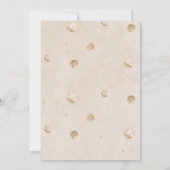 Invitation Baby shower d'aquarelle d'ours en peluche moderne (Dos)