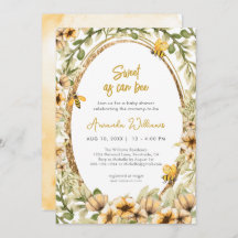 Baby shower d'aquarelle doux comme peut être