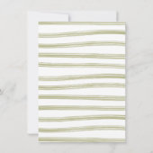 Invitation Baby shower d'aquarelle Floral Baby Carriage (Dos)