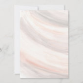 Invitation Baby shower d'aquarelle moderne asiatique en encre (Dos)