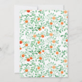 Invitation Baby shower d'aquarelle moderne Little Cutie (Dos)