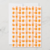 Invitation Baby shower d'aquarelle rustique Little Cutie Pie (Dos)