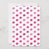 Invitation Baby shower d'aquarelle sucre et épices (Dos)