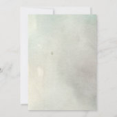 Invitation Baby shower d'aquarelle surprise Boy Gold Foil (Dos)