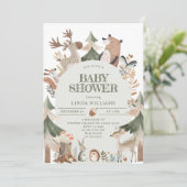 Invitation Baby shower d'arc (Debout devant)