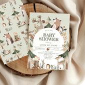 Invitation Baby shower d'arc