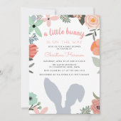 Invitation Baby shower d'arrivée du printemps (Devant)