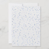 Invitation Baby shower d'arrosage de beignets (Dos)