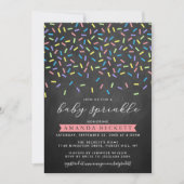 Invitation Baby shower d'arrosage du tableau de bord Moder (Devant)