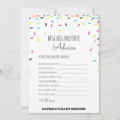 Invitation Baby shower d'arrosage - Nom modifiable, 5x7 (Devant)