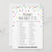 Invitation Baby shower d'arrosage - Nom modifiable, 5x7 (Devant)