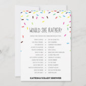 Invitation Baby shower d'arrosage - Nom modifiable, 5x7 (Devant)