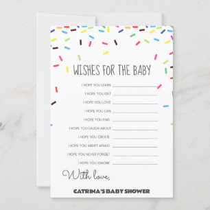 Invitation Baby shower d'arrosage - Nom modifiable, 5x7