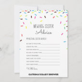 Invitation Baby shower d'arrosage - Nom modifiable, 5x7 (Devant)