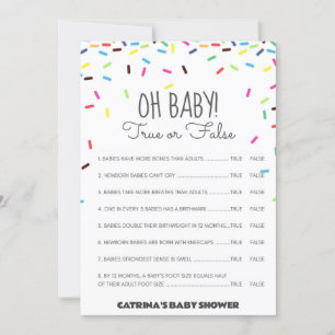 Invitation Baby shower d'arrosage - Nom modifiable, 5x7
