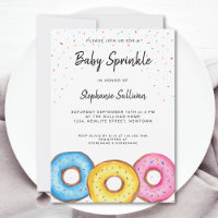 Baby shower d'arrosage pour bébé Donut