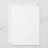 Invitation baby shower d'art vintage cupide baroque (Dos)