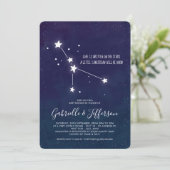 Invitation Baby shower d'astrologie cancérale (Debout devant)