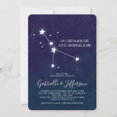 Invitation Baby shower d'astrologie cancérale (Devant)