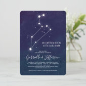 Invitation Baby shower d'astrologie de Leo (Debout devant)