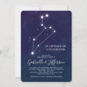 Invitation Baby shower d'astrologie de Leo (Devant)