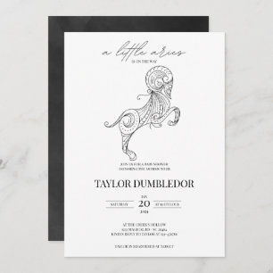 Invitation Baby shower d'astrologie des signes étoilés Aries 