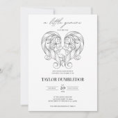 Invitation Baby shower d'astrologie Gemini Zodiac (Devant)