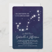 Invitation Baby shower d'astrologie Scorpio (Devant)