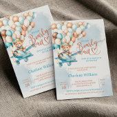 Invitation Baby shower d'attente de l'ours en peluche