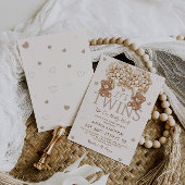 Invitation Baby shower d'attente des jumeaux