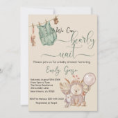 Invitation Baby shower d'attente précoce (Devant)