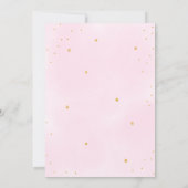 Invitation Baby shower d'attente rapide de l'ours en peluche  (Dos)