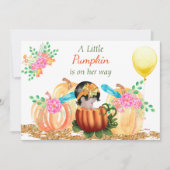 Invitation Baby shower d'automne (Devant)